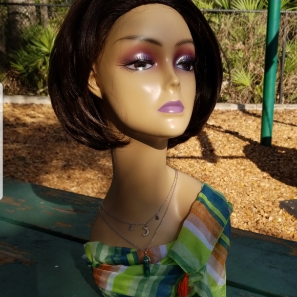 🔵🆕️ Green  chakra  Heart and moon necklac - Picture 5 of 7